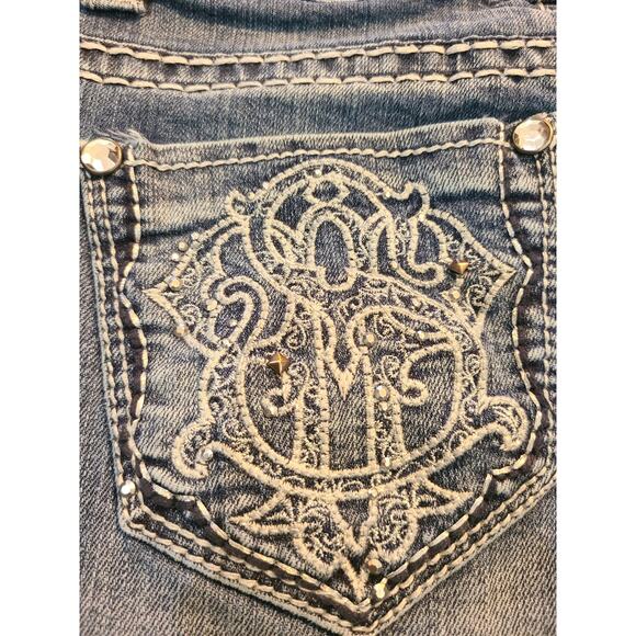 Paisley size 2 women's white washed bootcut jeans with embroidered pockets - Picture 4 of 10